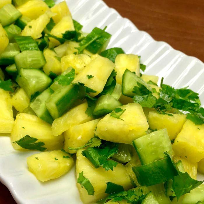 Recipe Image: MRC Pineapple & Cucumber Salad